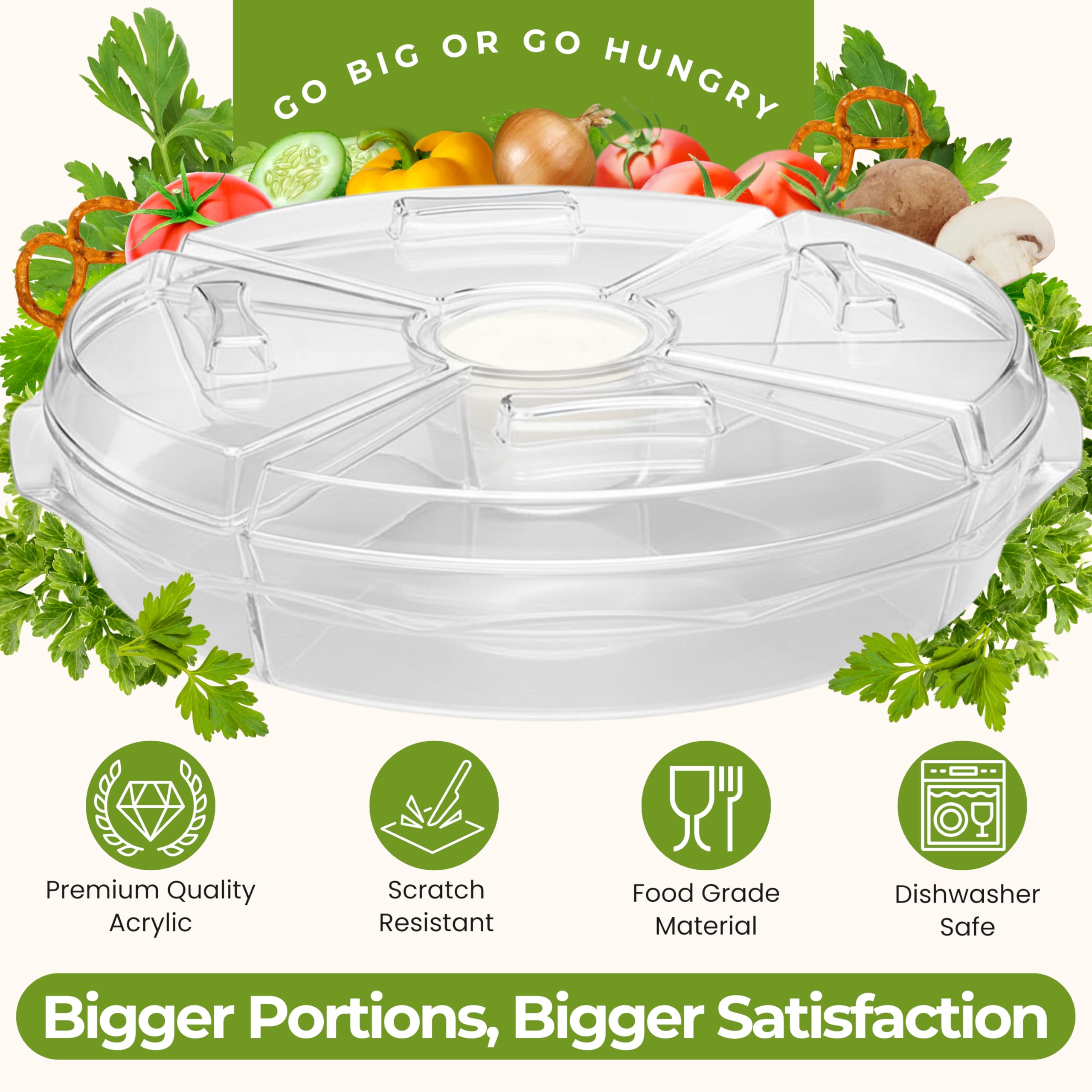 Chef's Star ice compartment preserves freshness during outdoor events.