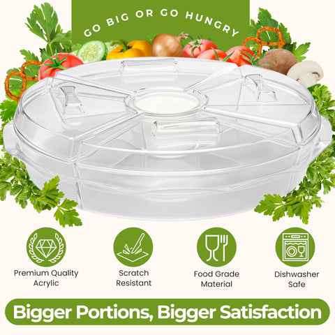 Chef's Star ice compartment preserves freshness during outdoor events.