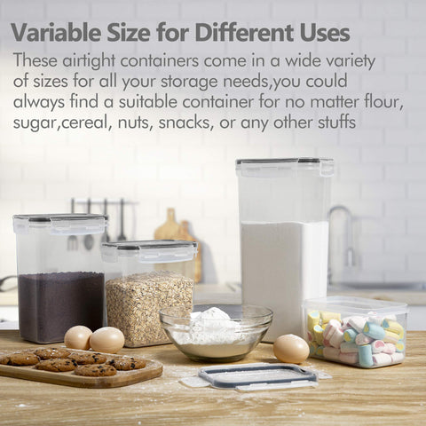 BPA-free, food-grade plastic used for safe dry food storage by CHEFSTORY.