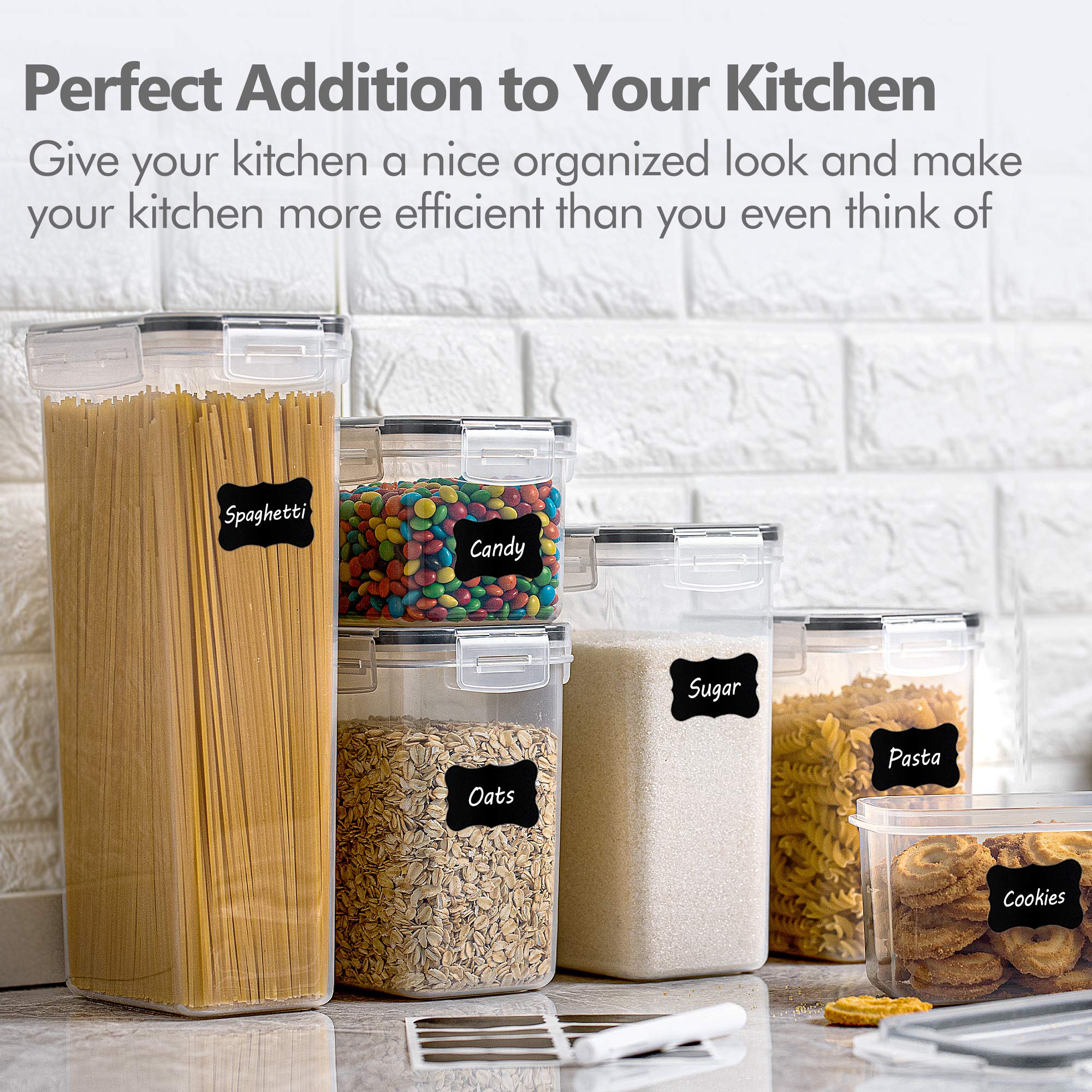 Labelable with included reusable labels for easy content identification by CHEFSTORY.