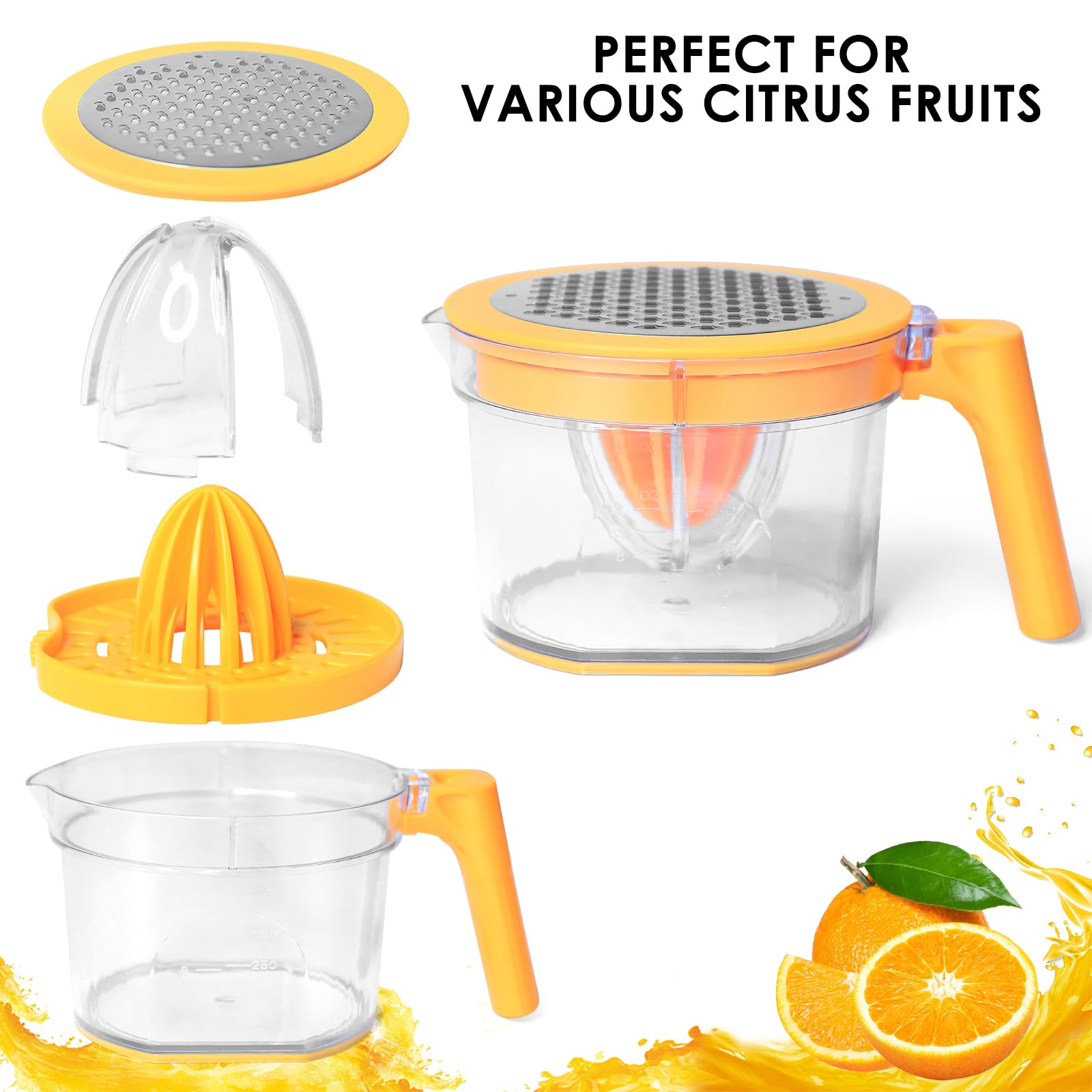 ChefVille non-slip base with rubber ring keeps the juicer steady