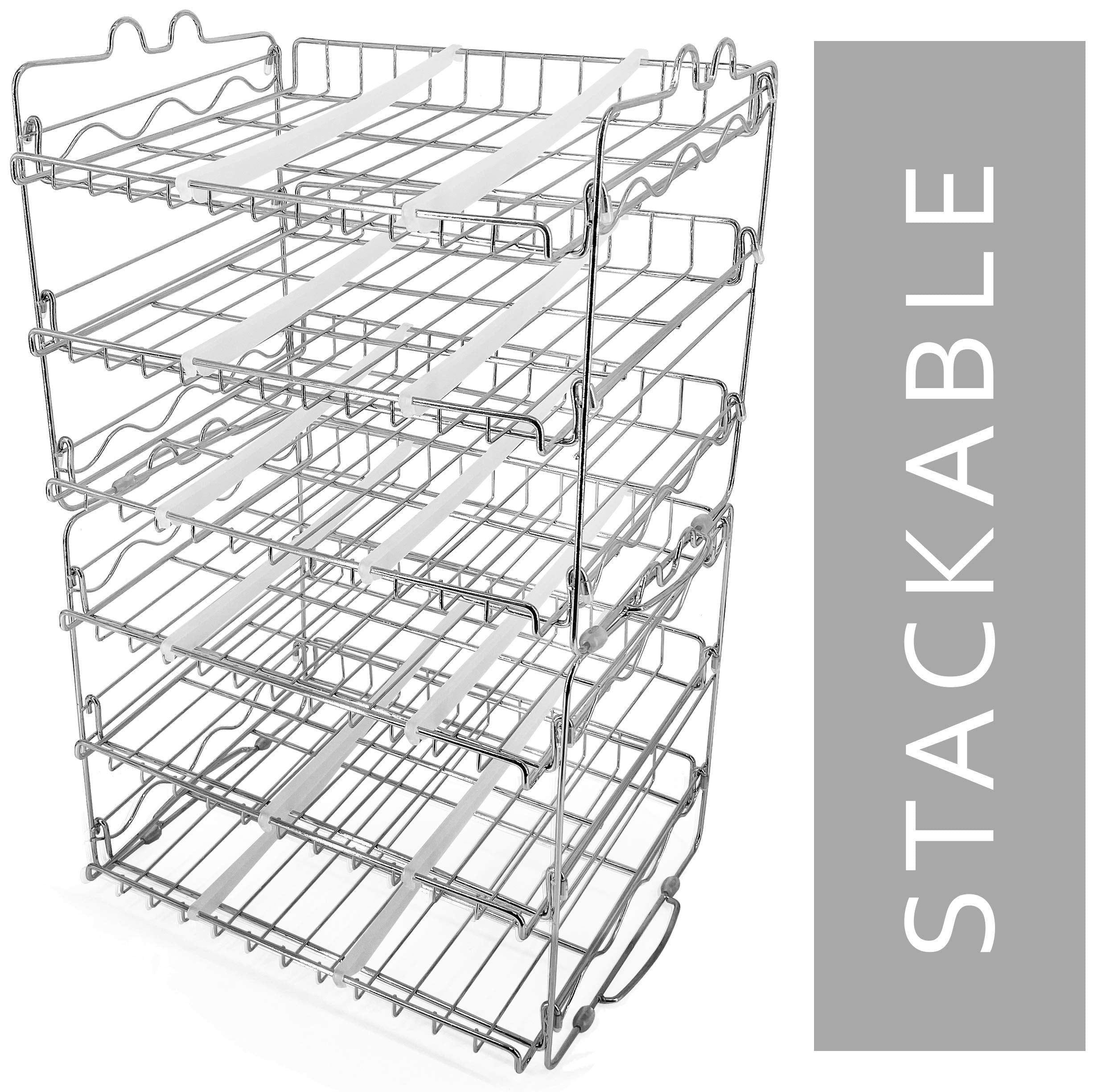 Chemar pantry storage unit with clear assembly guide enables quick setup.
