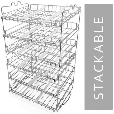 Chemar pantry storage unit with clear assembly guide enables quick setup.