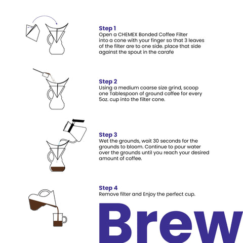 Chemex half-circle filter FP-2 compatibility enables crisp filtration.