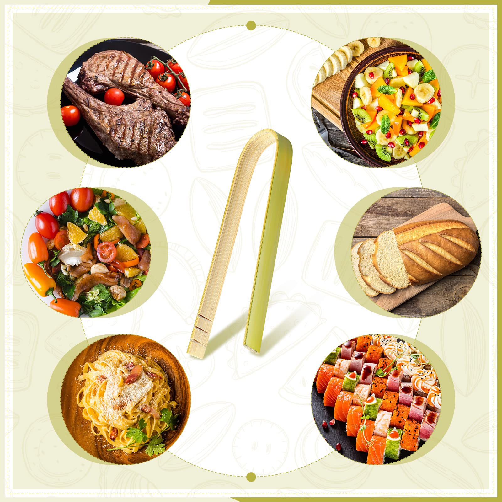 Chengu catering buffet tongs for self-serve stations