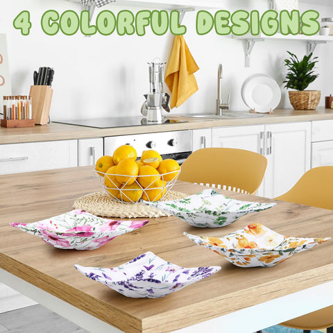 CHENGU floral bowl cozy yellow brightens the kitchen while insulating heat