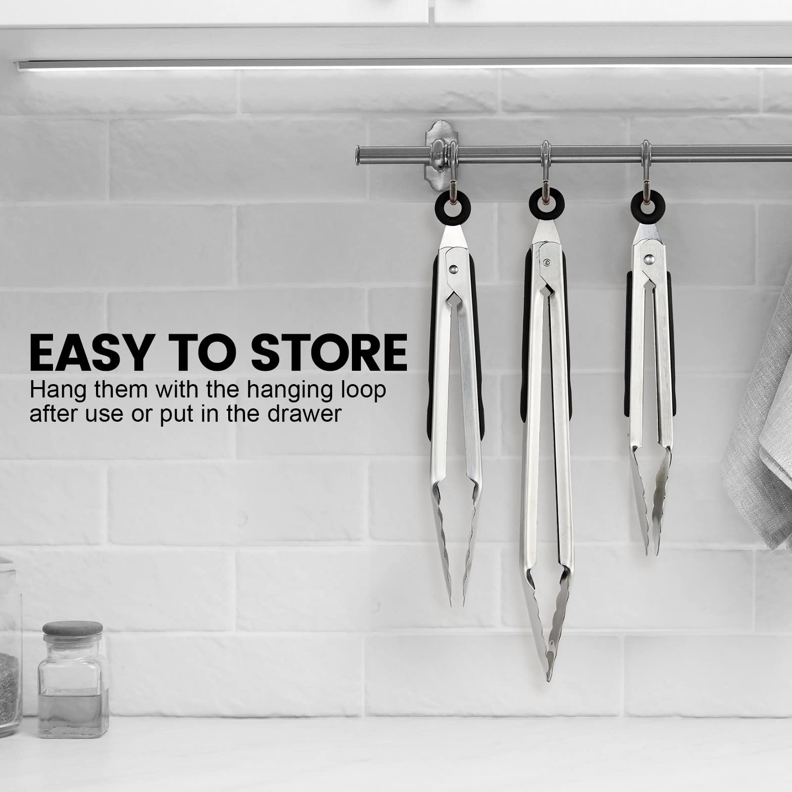 CHENGU grill and serving tongs ideal for busy kitchens and buffets.