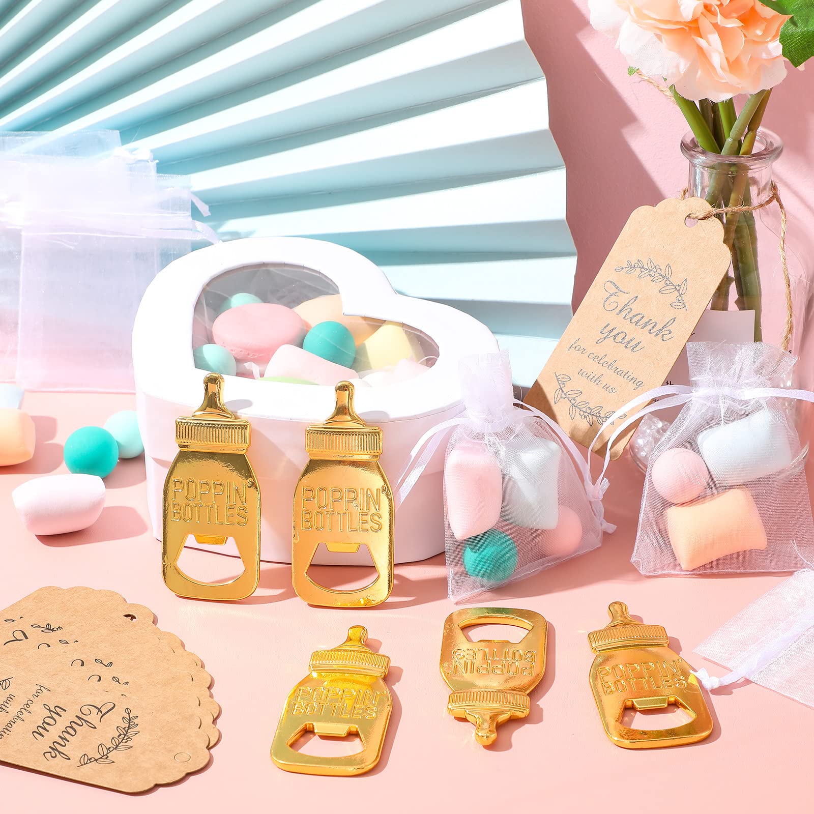 CHENGU packaged baby shower favors ready to give.