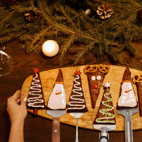 CHENGU serving spatula kit elevates gatherings with neat, effortless cake cutting