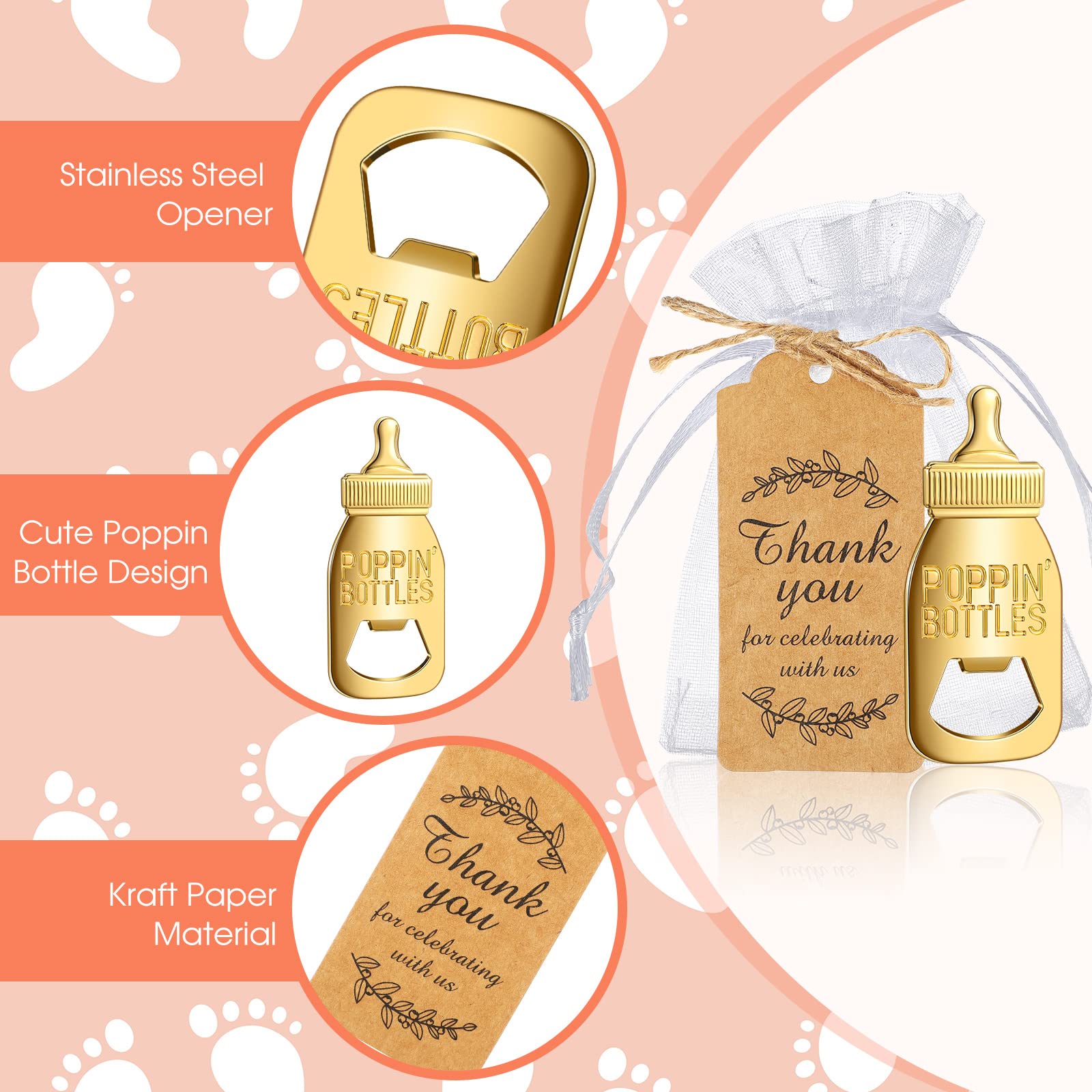 CHENGU thank-you tag and twine bundle completes favors.