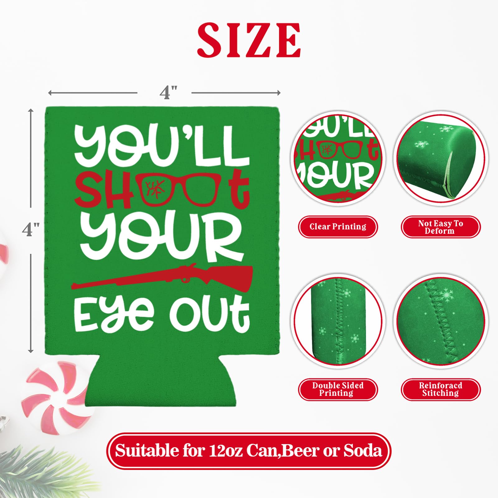 Cheroloven Christmas can covers design 2 delivers fun vibes for parties and gifts.