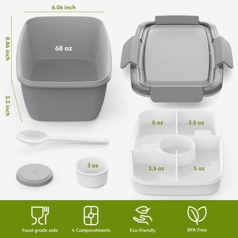 Backpack-friendly size fits bags and on-the-go meals.