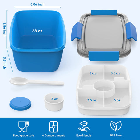 Cherrysea 2-pack lunch set is ideal for office, school, travel