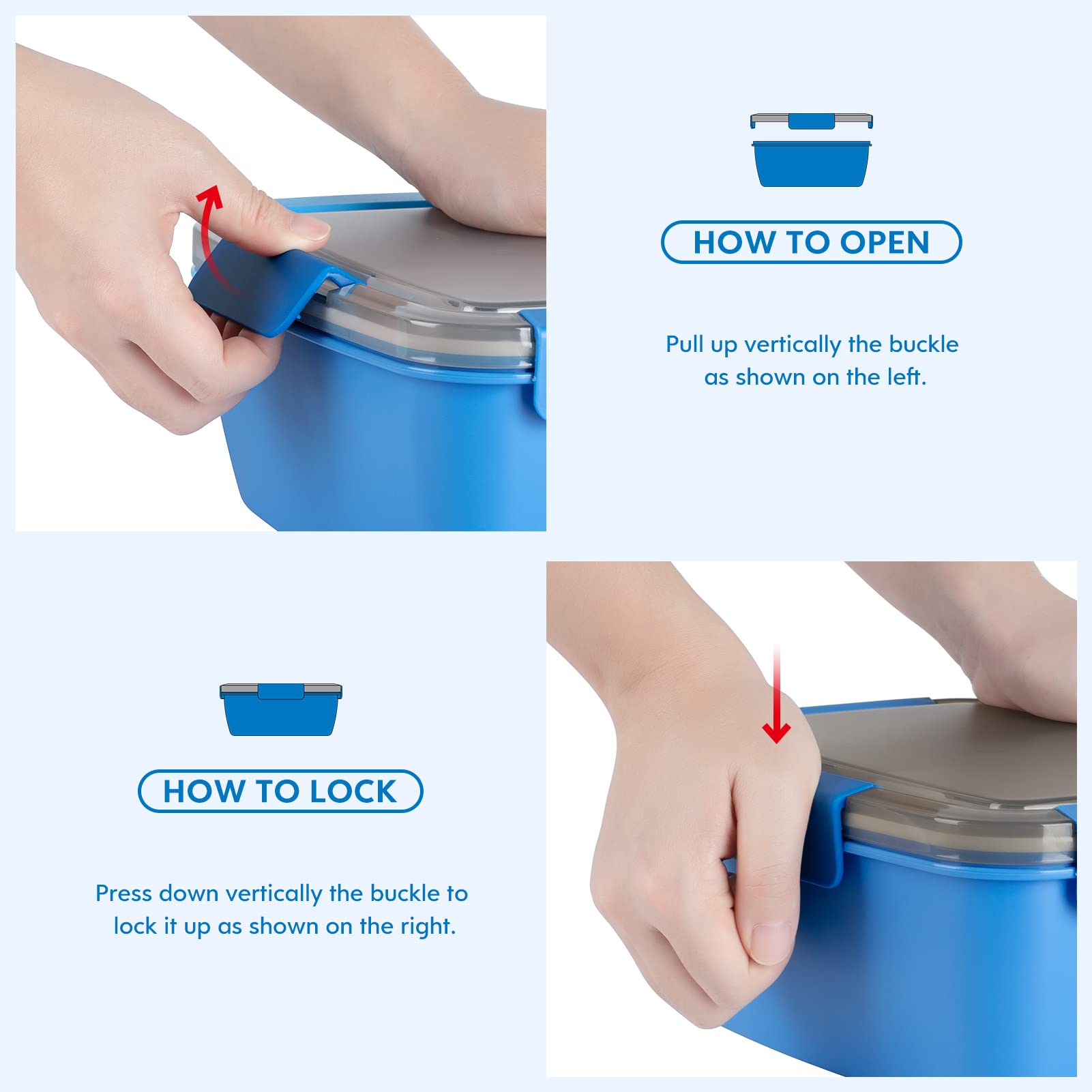Cherrysea microwave-safe container; remove lid before microwaving