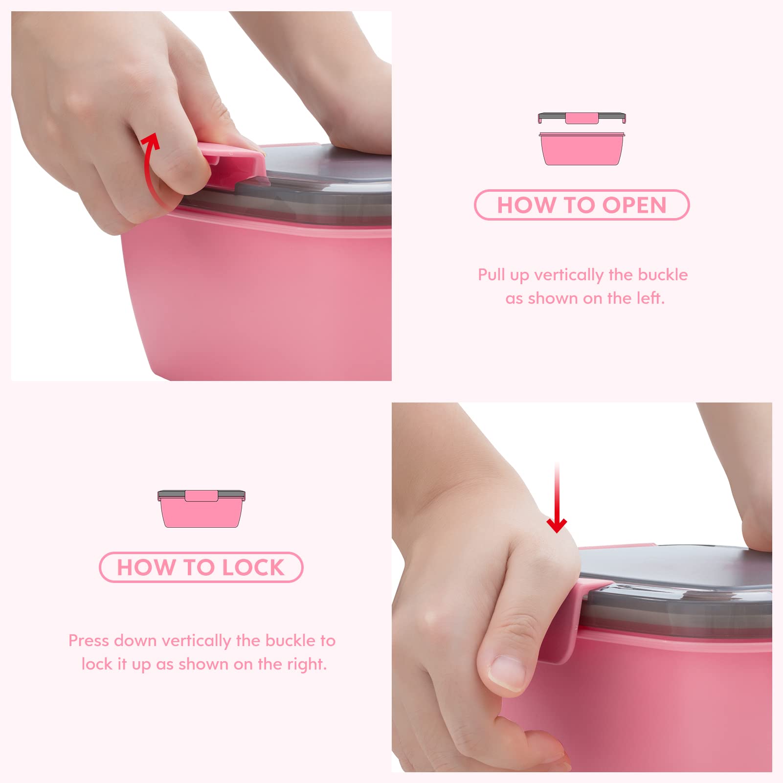 Cherrysea microwave-safe design works with lid off.