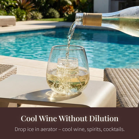 Chevalier Collection built-in aerator pour demonstrates instant aroma and flavor boost.