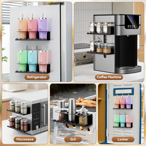 Chewlish easy-move magnetic back lets you relocate storage.