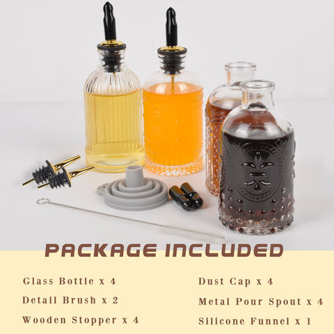ChezMax included funnel and brushes for quick pouring and cleaning