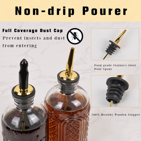 ChezMax glass syrup dispensers are dishwasher-safe for easy cleaning
