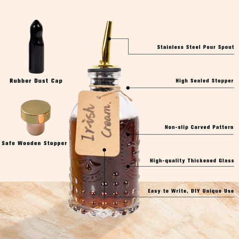 ChezMax dust-proof caps keep syrup fresh between uses