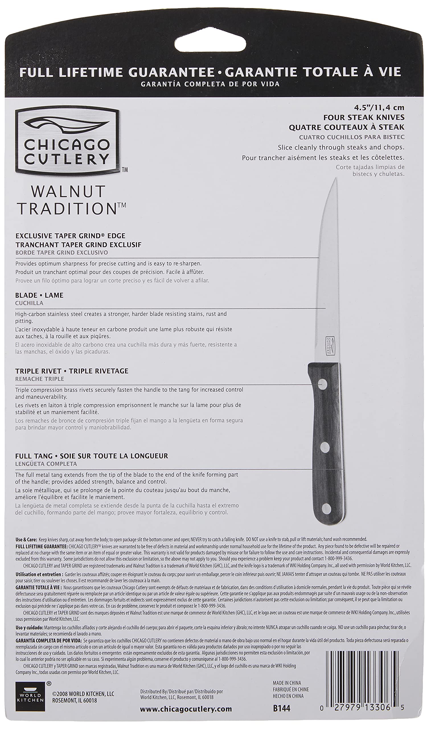 Shiny blade reflects quality craftsmanship, ideal for clean, smooth cuts.