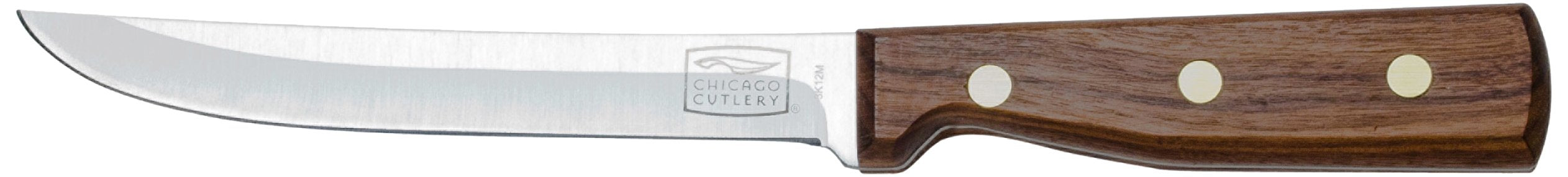 Chicago Cutlery Walnut Tradition 6-Inch utility knife with wooden handle for precise everyday slicing