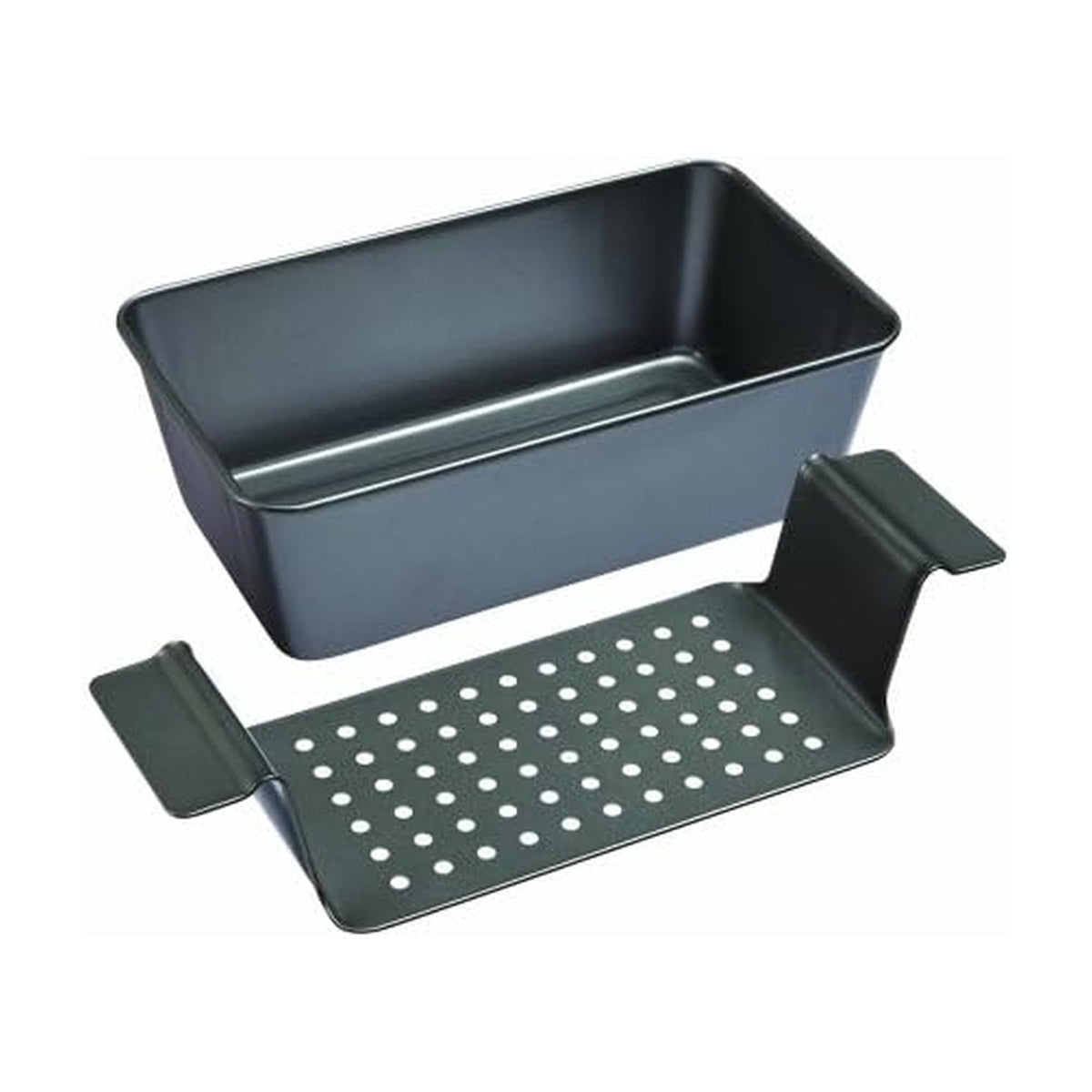 Chicago Metallic meatloaf pan with drain insert for healthier cooking