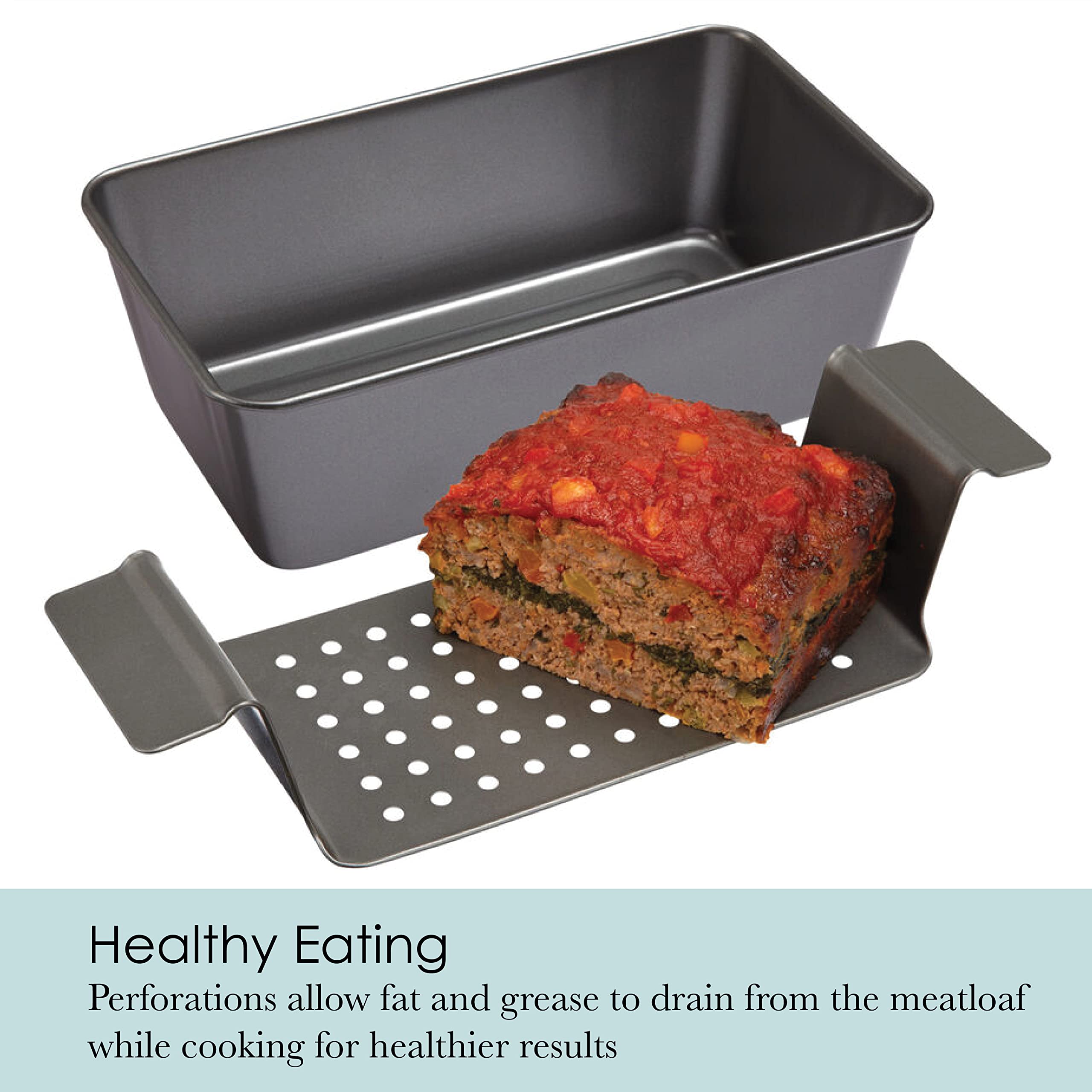 Chicago Metallic non-stick coating enables easy release and quick cleanup