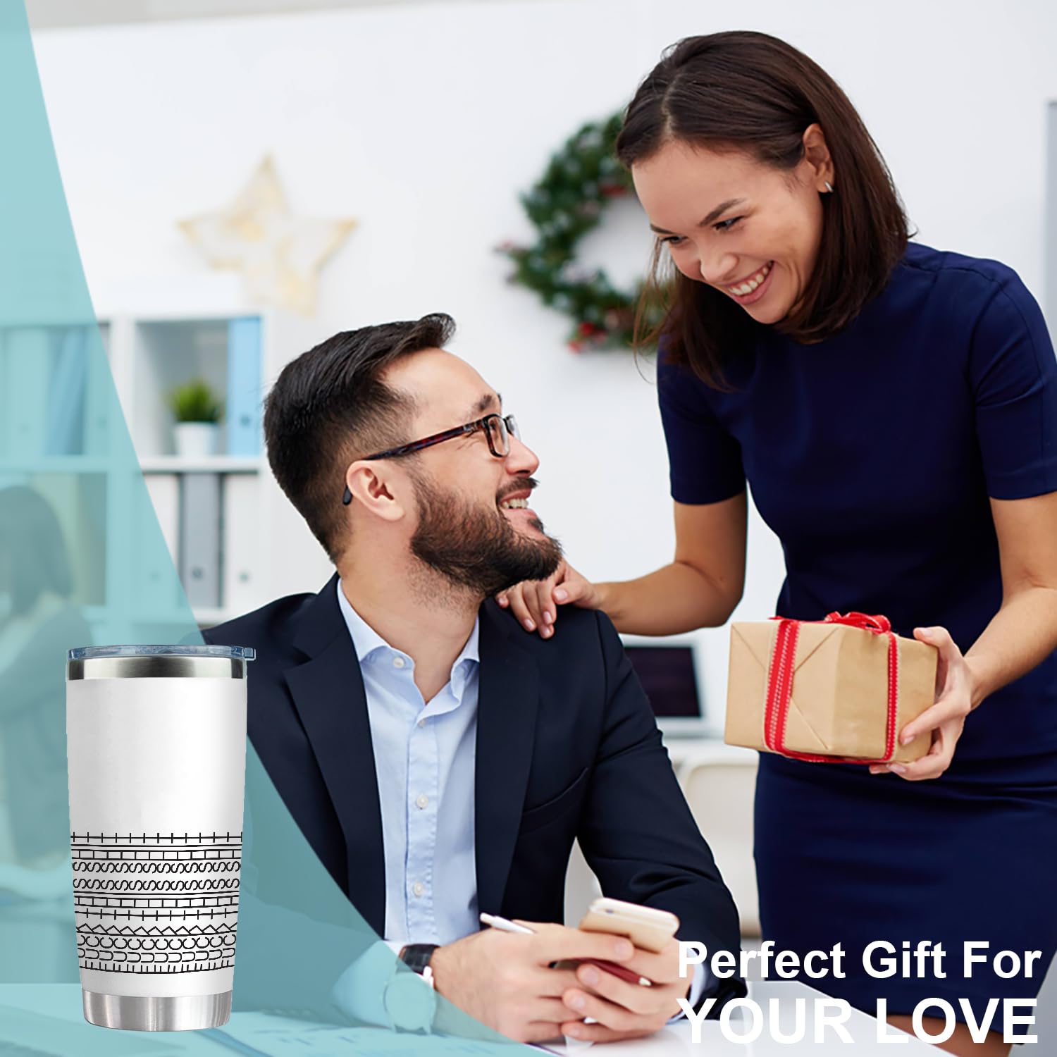 CHICKOR Spill-proof lid on-the-go mug prevents leaks during commutes.