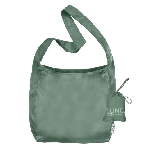 ChicoBag Sling rePETe Refine crossbody strap for hands-free daily errands.