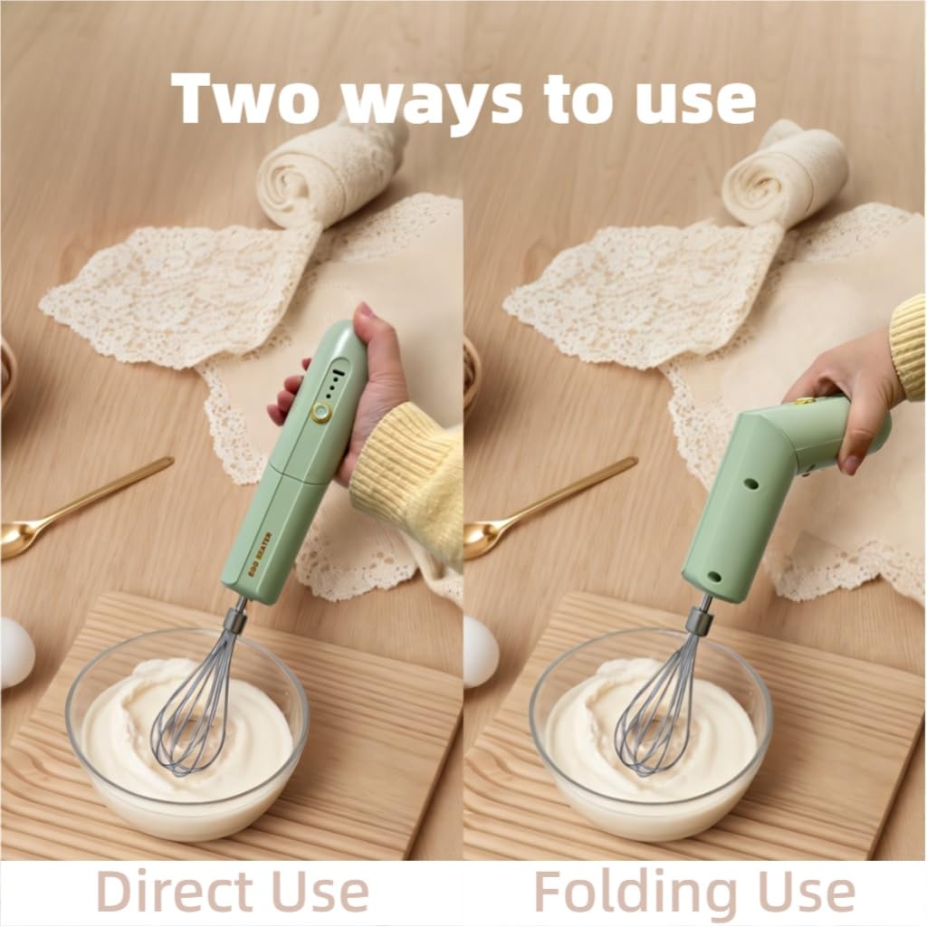 Chidoyii electric mixer with three-speed control for versatile textures.