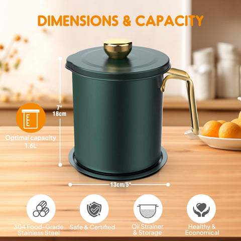 Chihee grease saver anti-slip tray prevents spills on countertops