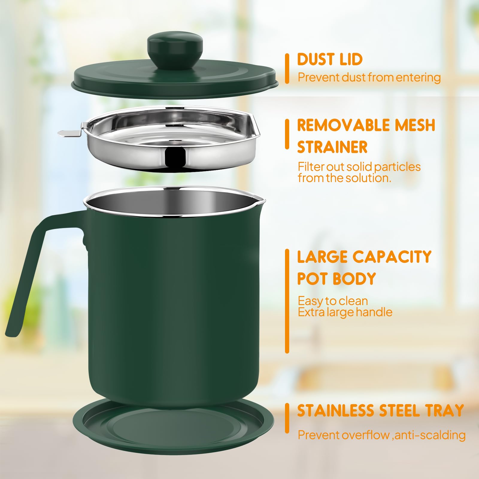 Chihee grease saver fine mesh strainer filters impurities from oil