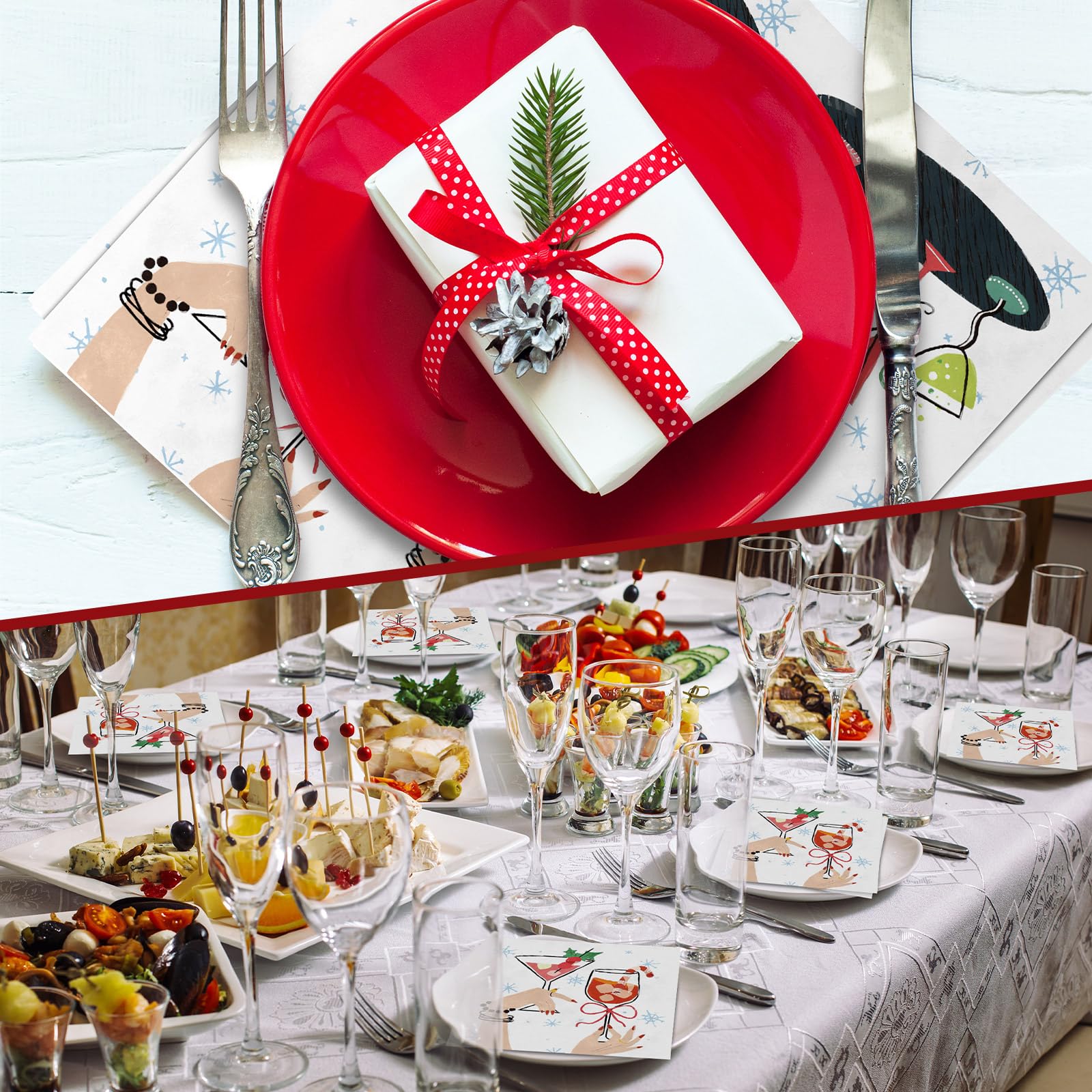 Chiisong kitchen and dining room napkins for celebrations.