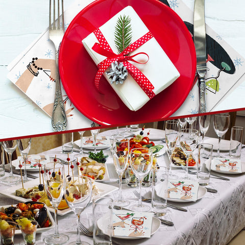 Chiisong kitchen and dining room napkins for celebrations.