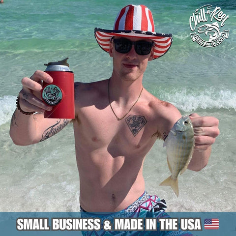 Chill-N-Reel made in the USA highlights domestic manufacturing and quality.
