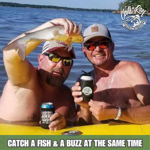 Chill-N-Reel Father's Day gift concept for fishing enthusiasts