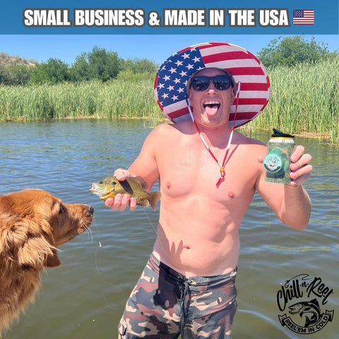 Chill-N-Reel made in USA, Oklahoma manufacturing.