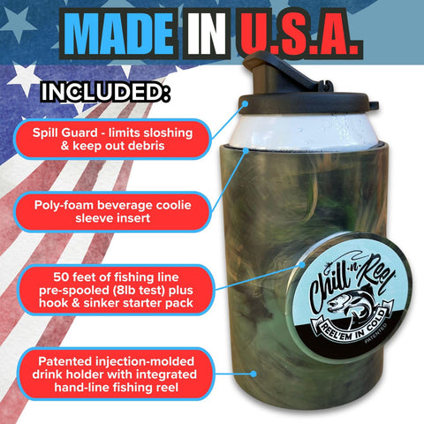 Chill-N-Reel pre-wound fishing line ready-to-use.