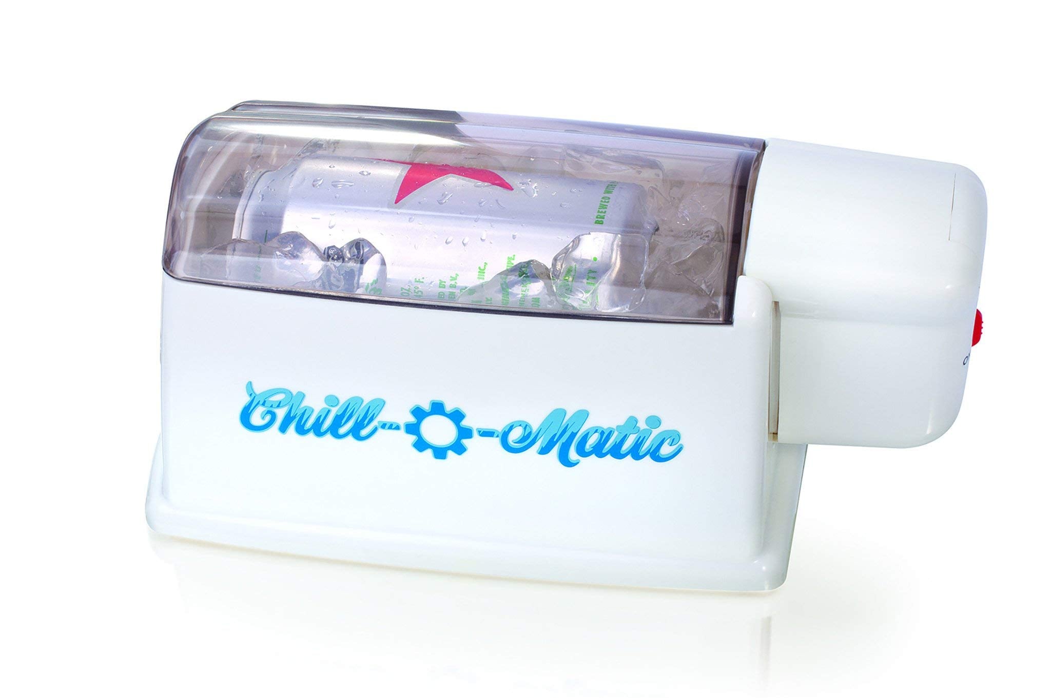 Chill-O-Matic cooling a 12oz can for instant refreshment.