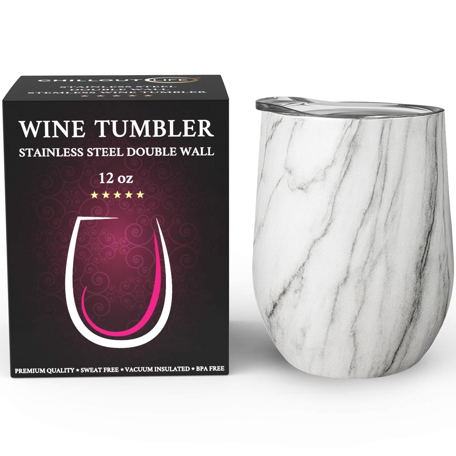 CHILLOUT LIFE stainless steel body – durable, unbreakable design for family use.