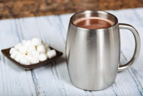 CHILLOUT LIFE BPA-free stainless steel mugs promote safe use