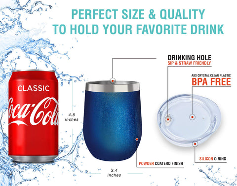 CHILLOUT LIFE BPA-free lid reduces spills during travel