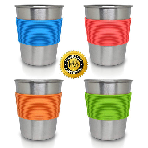 CHILLOUT LIFE stainless cups are kid-safe and easy to clean after meals or playdates.
