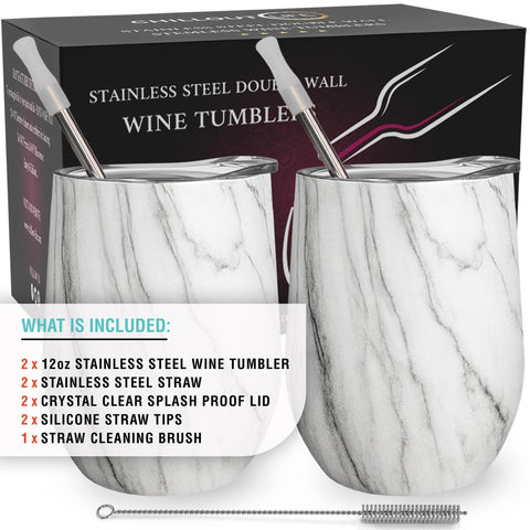 CHILLOUT LIFE unbreakable 304 18/8 stainless steel construction for durable everyday use