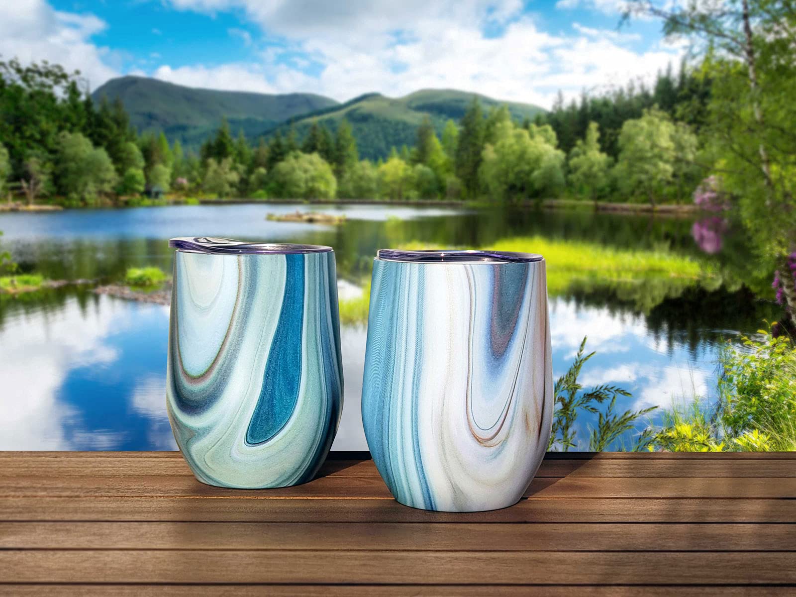 CHILLOUT LIFE tumbler with straw for on-the-go sipping
