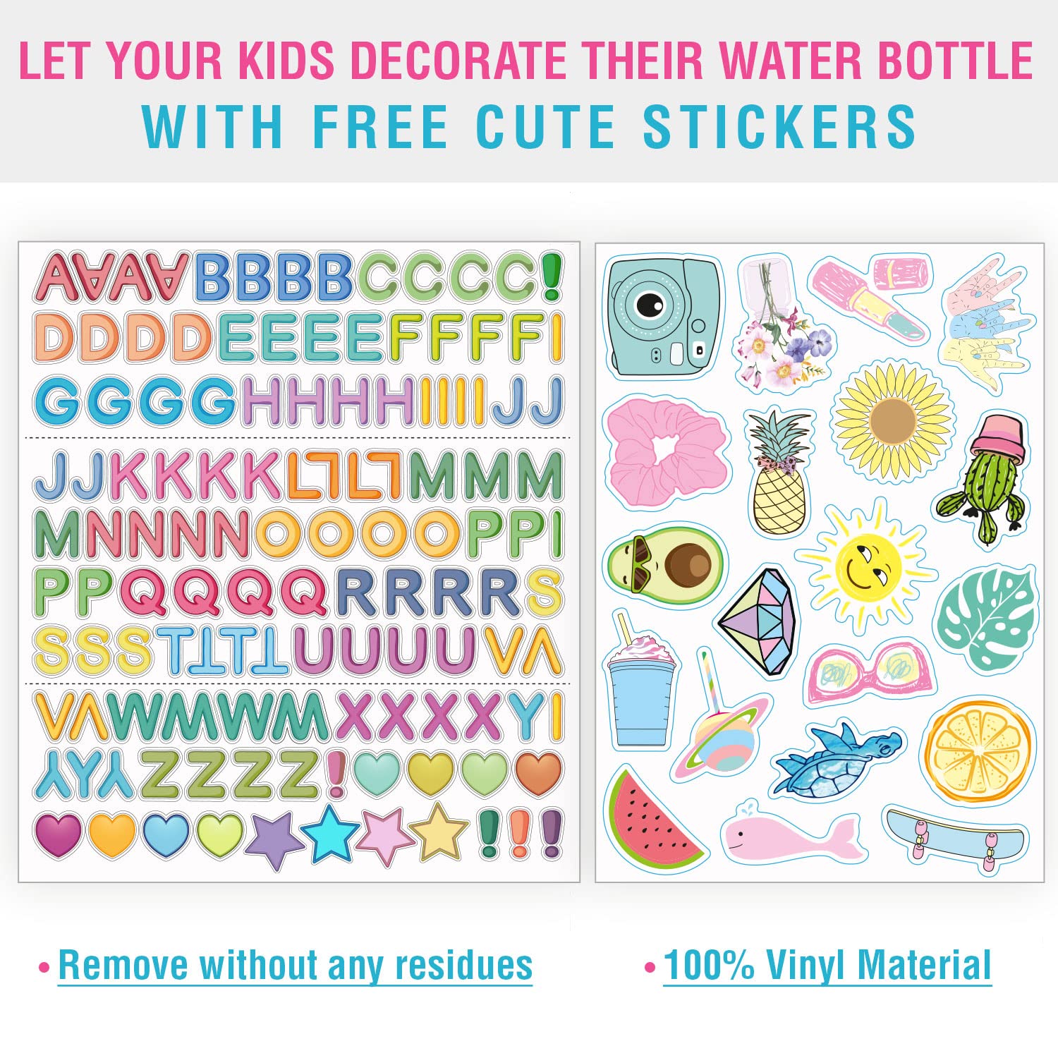 CHILLOUT LIFE wide-mouth bottle enables easy filling and cleaning