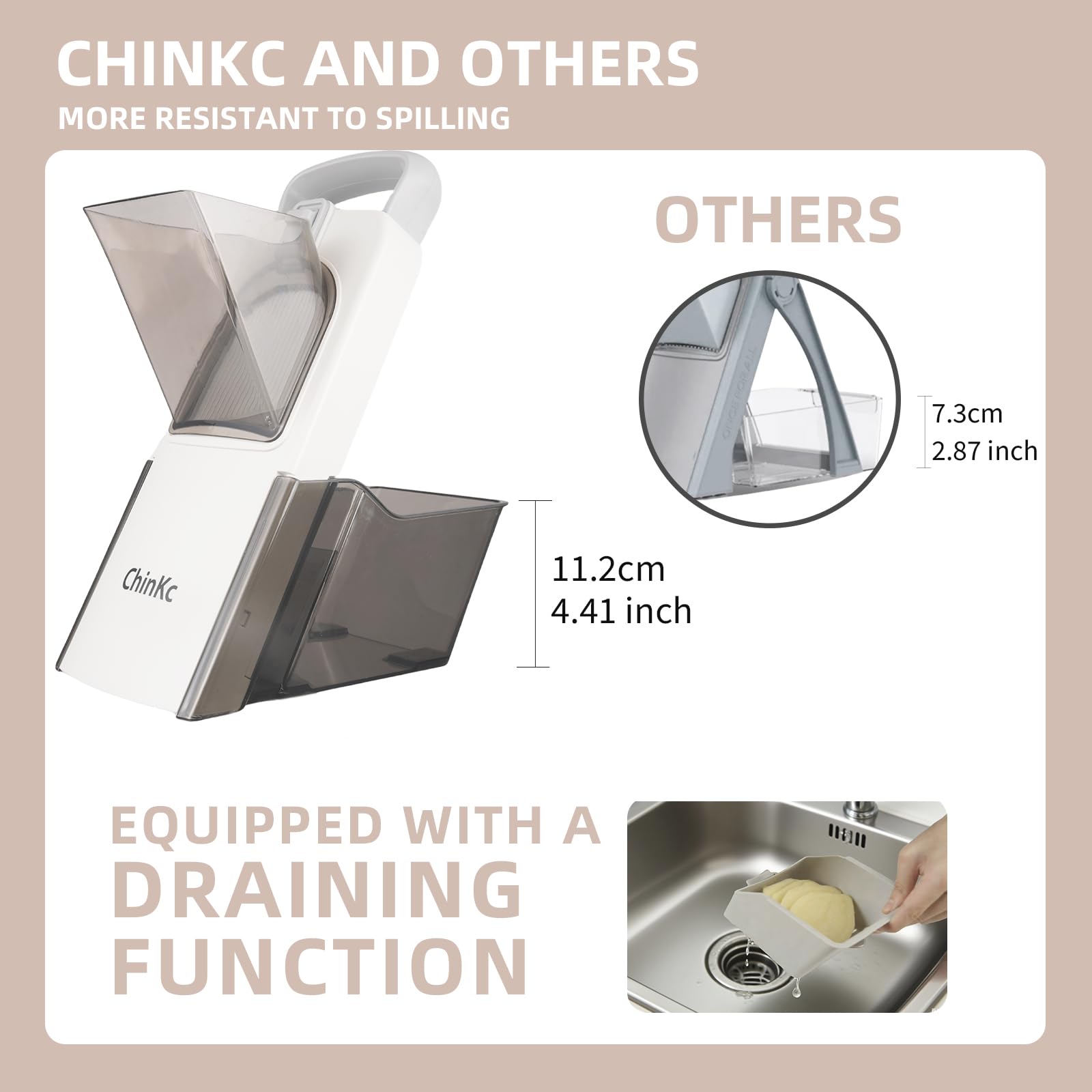 ChinKc Mandoline tips for perfect dice shapes