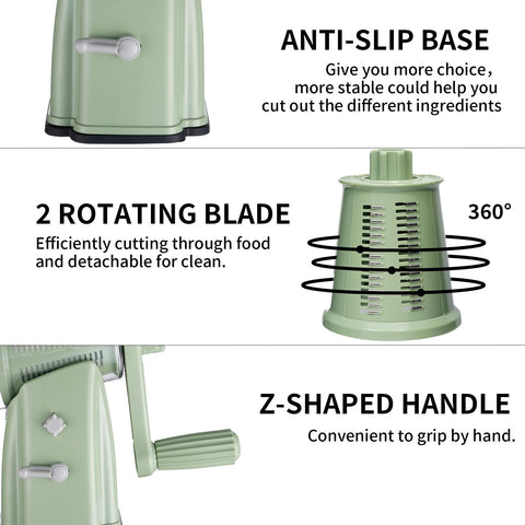 ChinKc julienne blade lets precise strand cuts for salads.