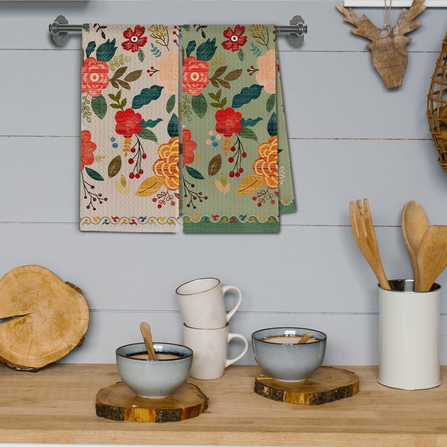 ChissNook towel on rack demonstrates versatile daily use for drying.